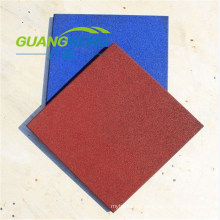 Colorful Rubber Tile, Square Rubber Tile, Kindergarten Rubber Tile